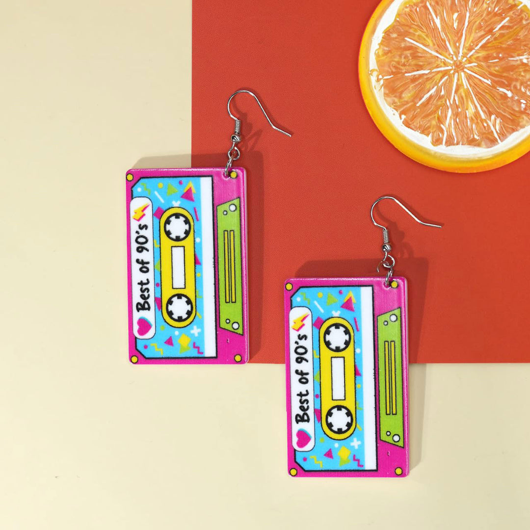 Nostalgic Cassette Tape Earrings Stornfield