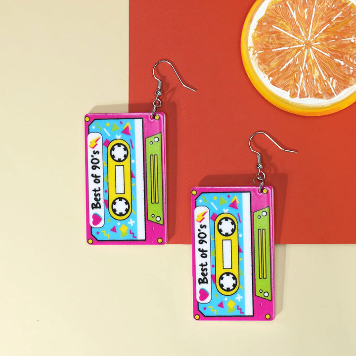 Nostalgic Cassette Tape Earrings Stornfield