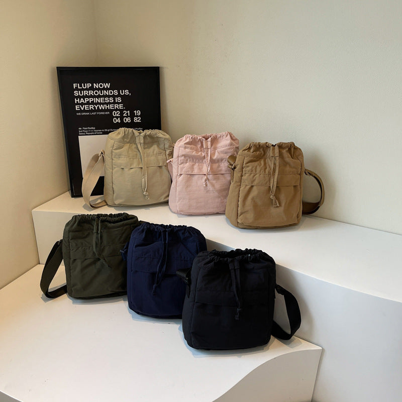 Casual Drawstring Bucket Bag Stornfield