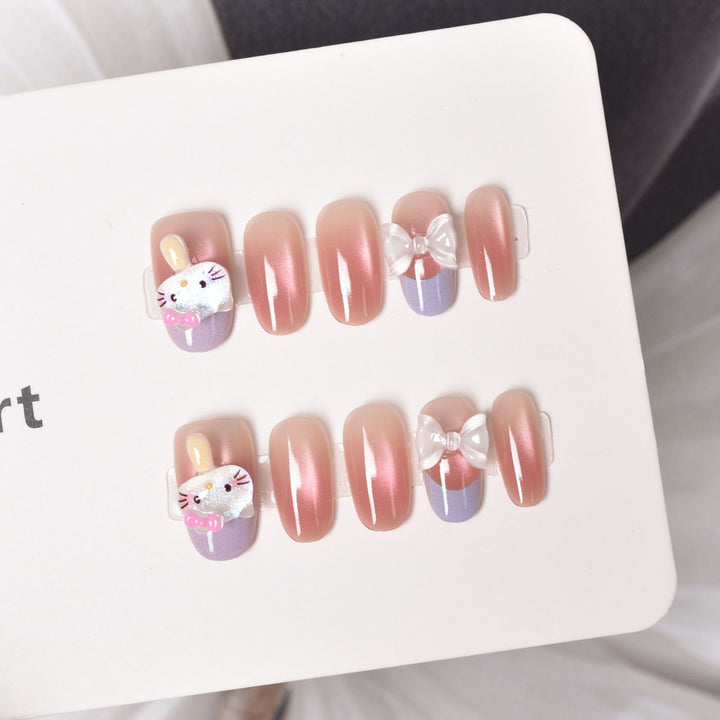 Artistic Ocean-Inspired Press-On Nail Design Stornfield
