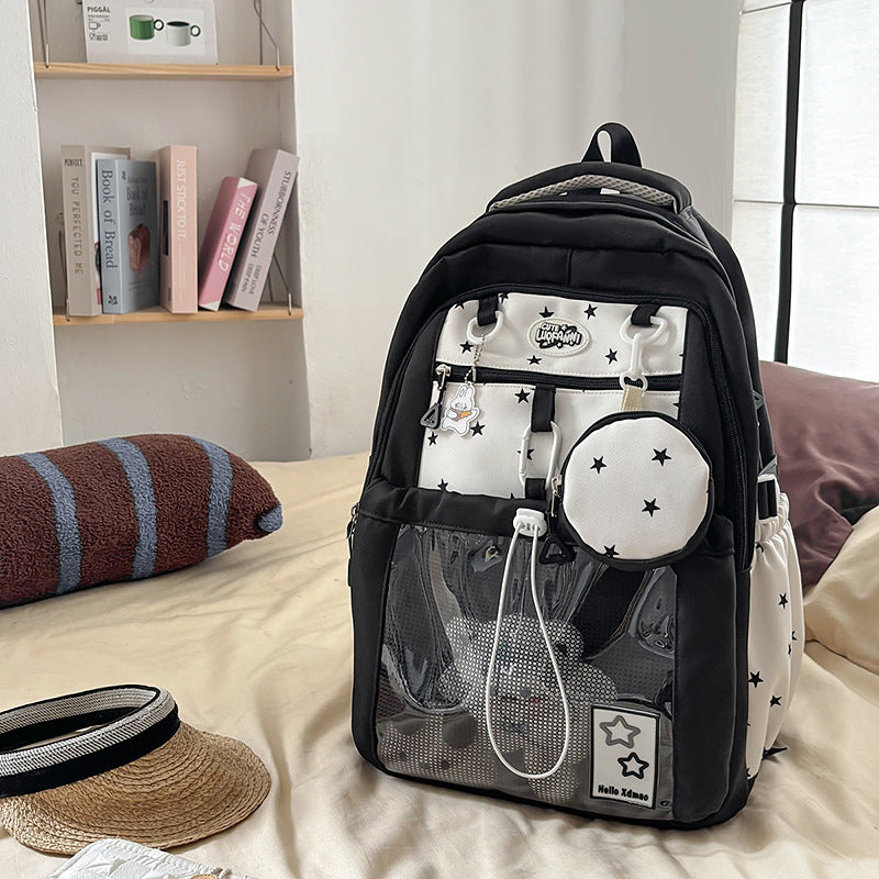 Functional Star-Embellished Backpack Stornfield