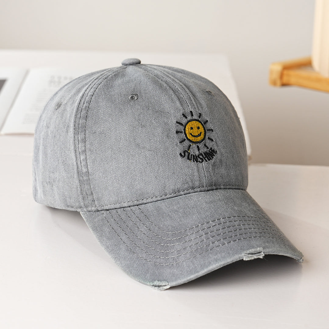 Women's sporty cotton cap with sun embroidery Stornfield
