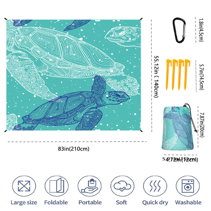 Extra-Large Portable Beach Mat Stornfield