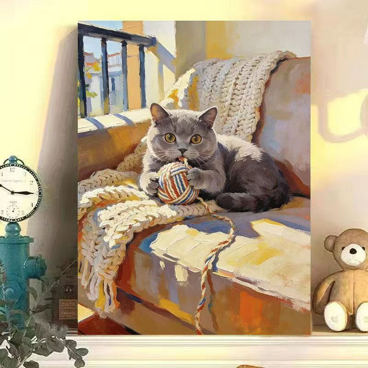 Cat-Themed Canvas Wall Art Stornfield