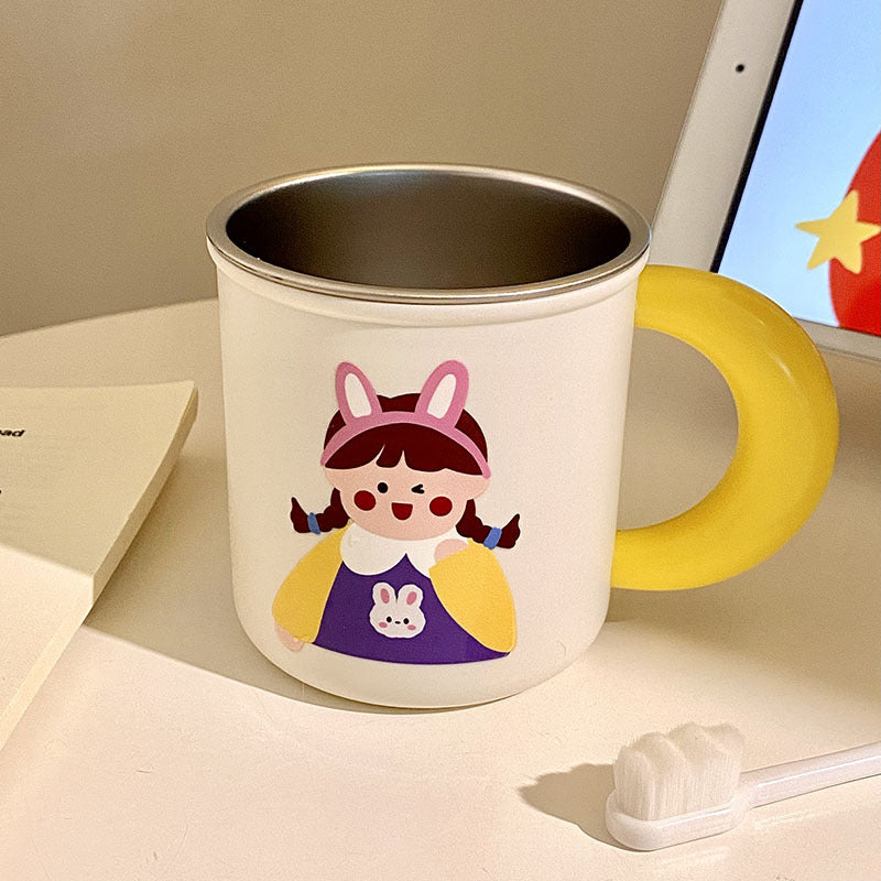 Stainless Steel Coffee Mug with Cheerful Children's Design Stornfield