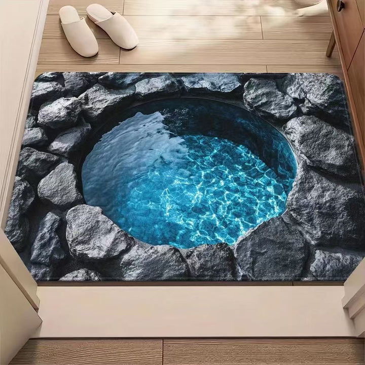 Artistic 3D Optical Illusion Area Rug