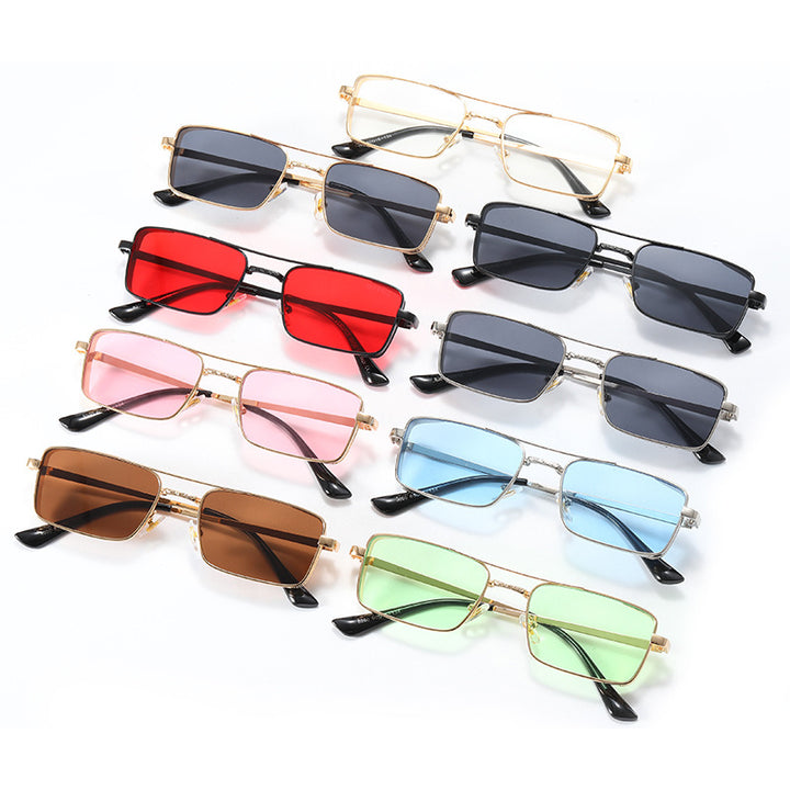 Women's stylish rectangular sunglasses with luxurious frame Stornfield