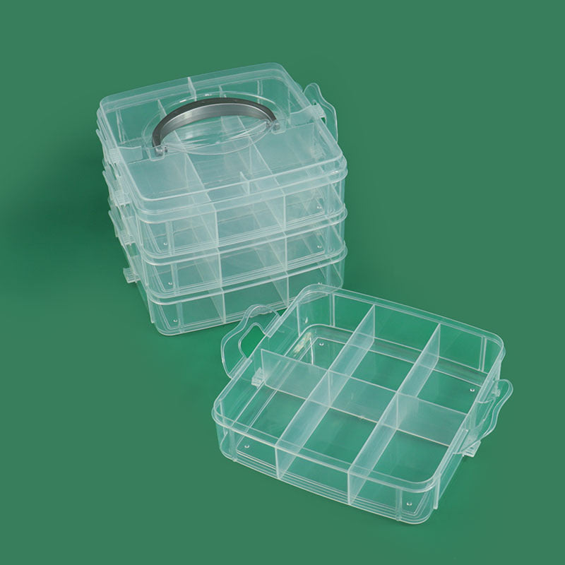 Multi-Compartment Durable Craft Storage Box Stornfield