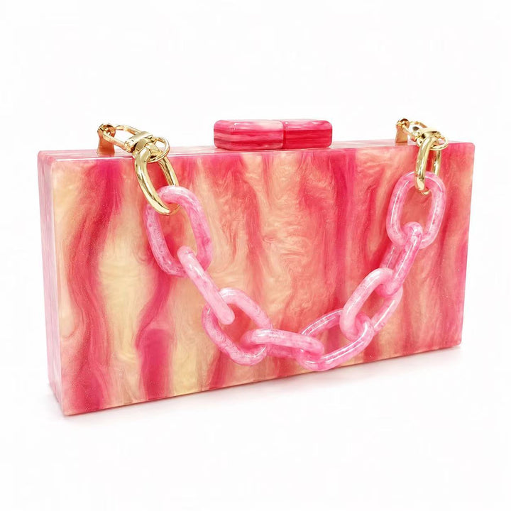 Artistic Acrylic Clutch