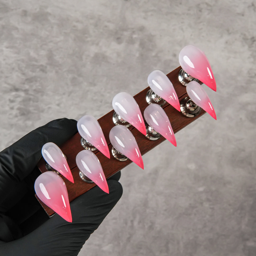 Stiletto Press-On Nail Set with Gradient Design