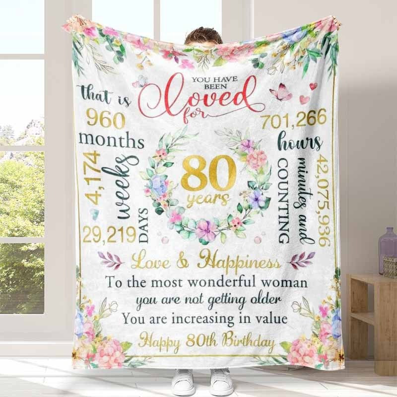 Inspirational Fleece Birthday Blanket