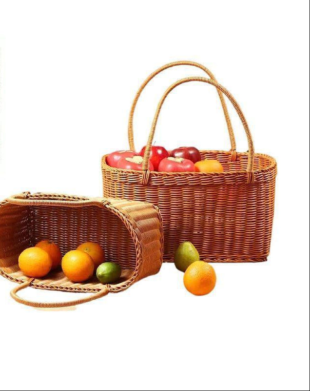 WoHandcrafted Woven Storage Basket Stornfield