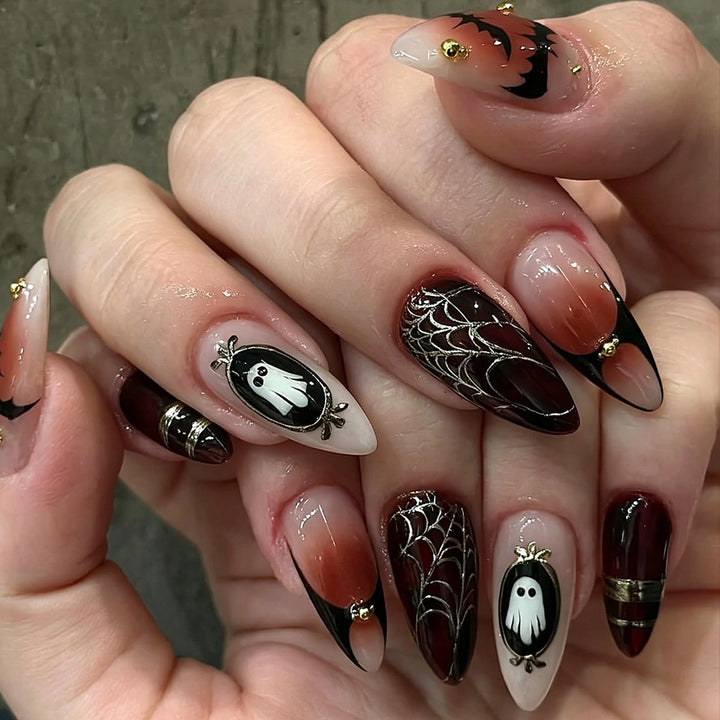 Halloween Artificial Nail Set with Creepy Designs Stornfield