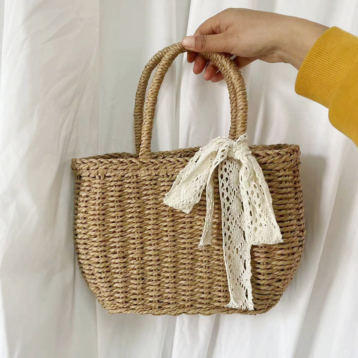 Handmade straw handbag Stornfield