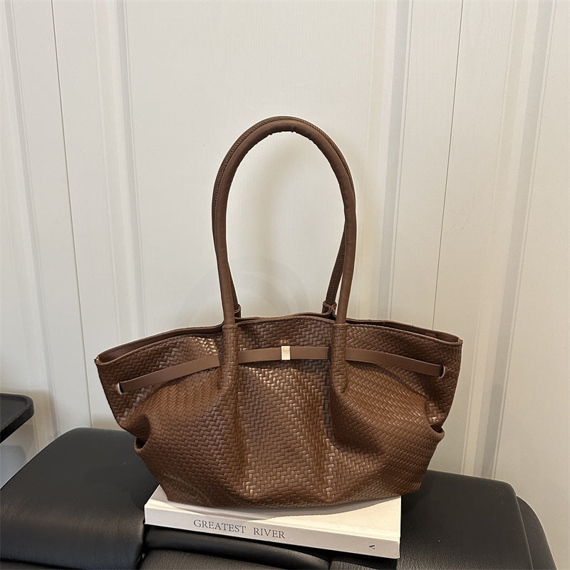 Woven Tote Handbag