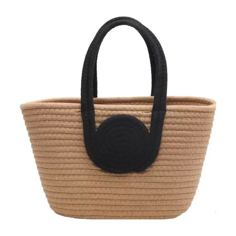 Handmade basket bag with innovative handle Stornfield