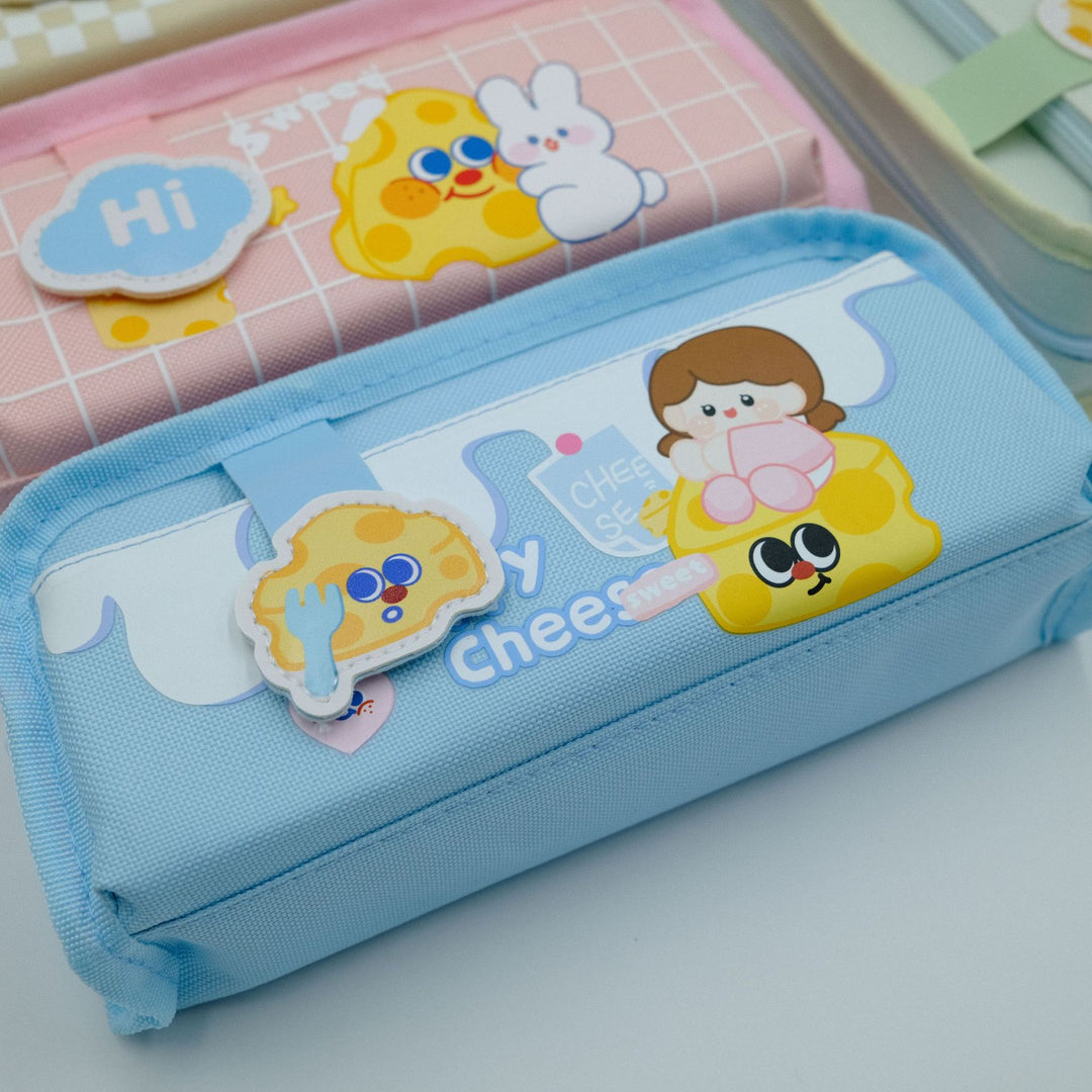Character-Themed Zippered Pencil Case