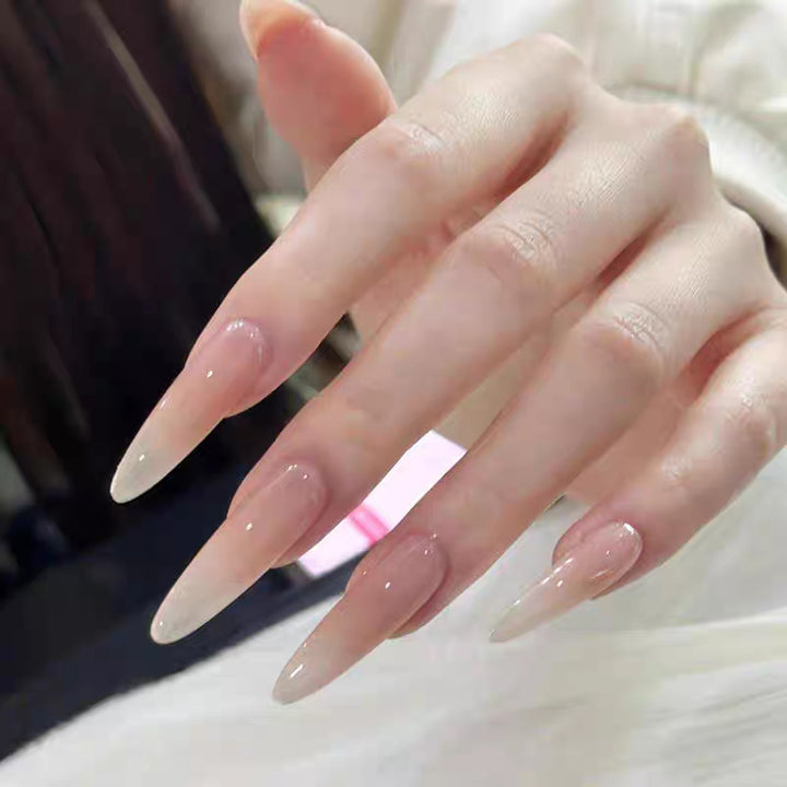 Artificial nails with elegant ombre design Stornfield