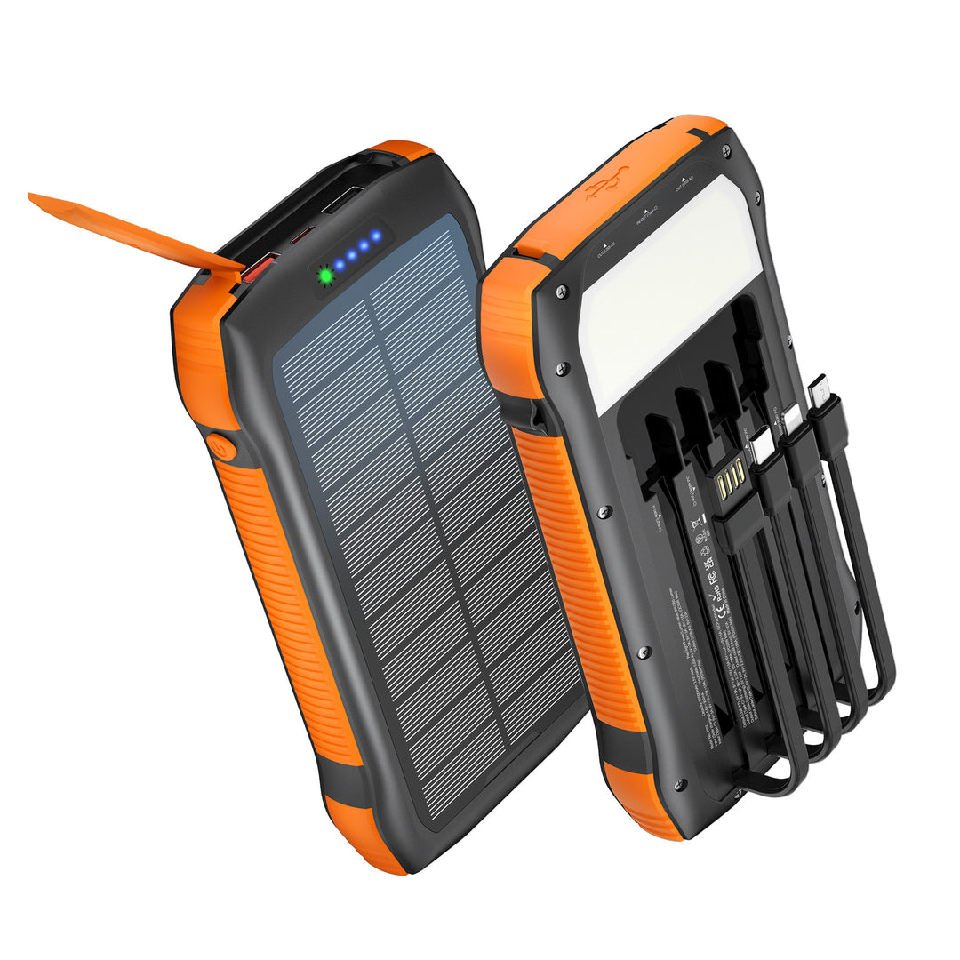 Solar Power Bank with multifunctionality and fast charging feature Stornfield