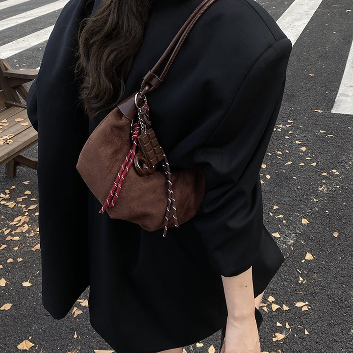 Designer Suede Handbag