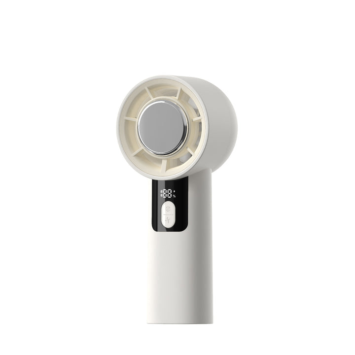 Ladies portable hand fan with digital speed control Stornfield