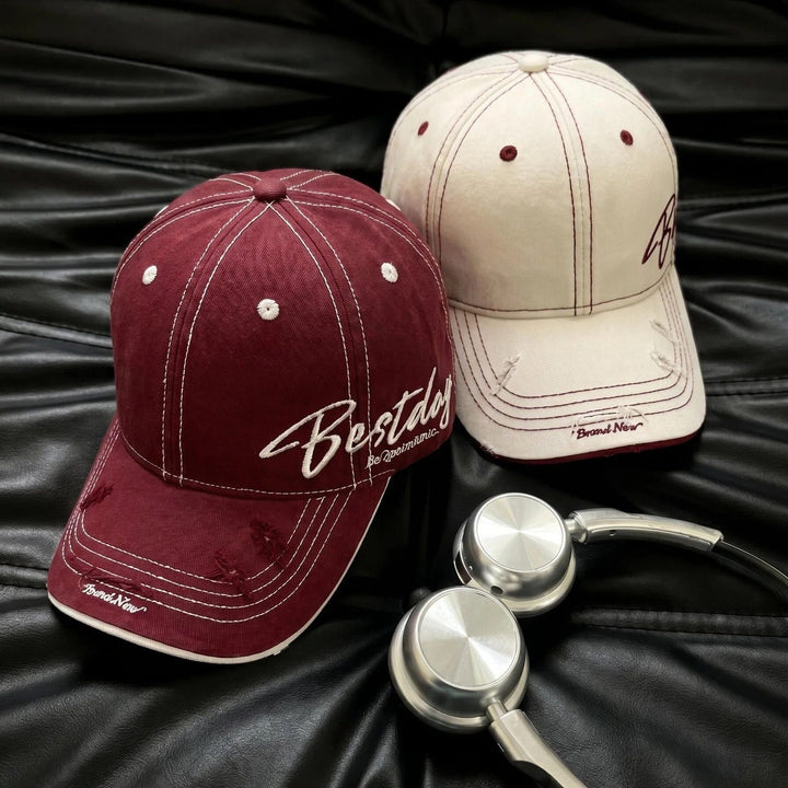 Men's Distressed Casual Cotton Baseball Cap Stornfield