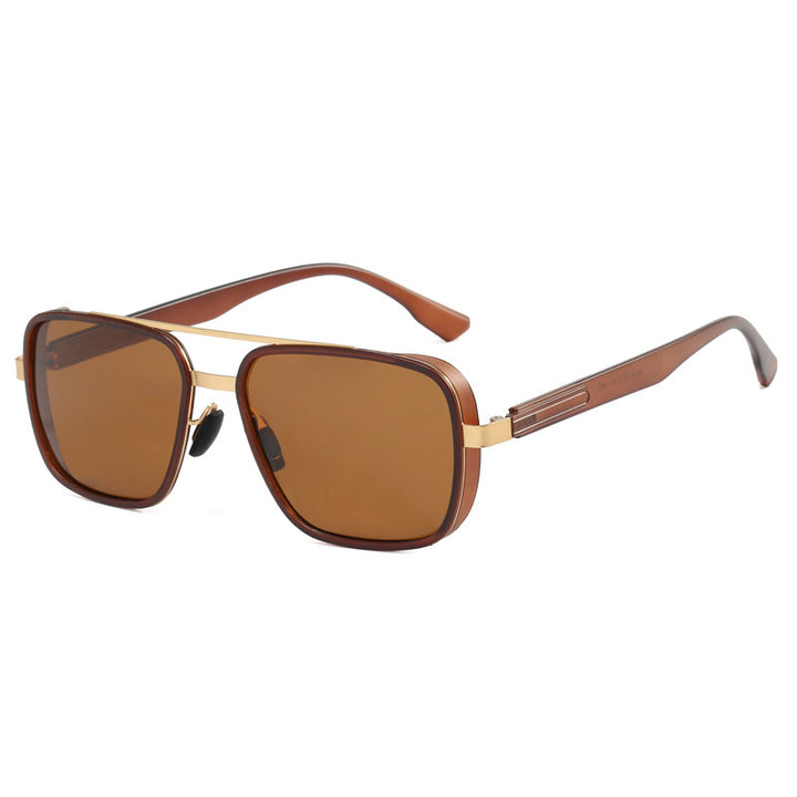 Ladies elegant square sunglasses with high-quality metal frame Stornfield