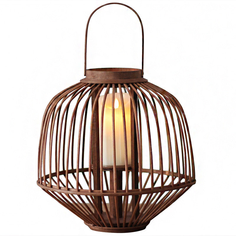 Decorative Rattan Lantern Stornfield