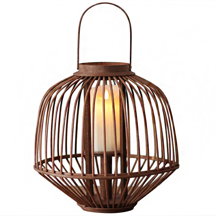 Decorative Rattan Lantern Stornfield