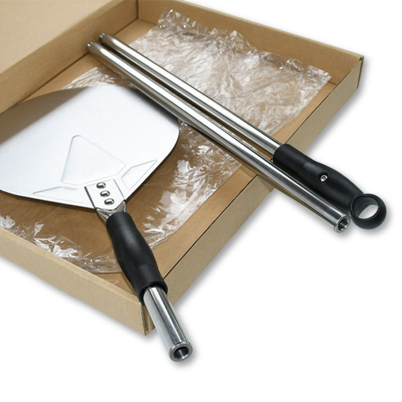 Extendable Stainless Steel Pizza Peel with Telescopic Folding Handle Stornfield