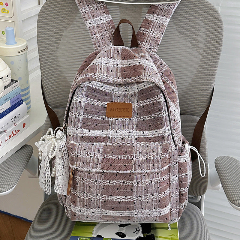 Compact Polka Dot Backpack Stornfield