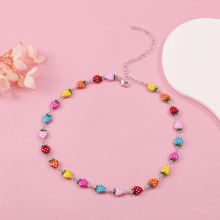 Whimsical Strawberry Charm Bracelet Stornfield