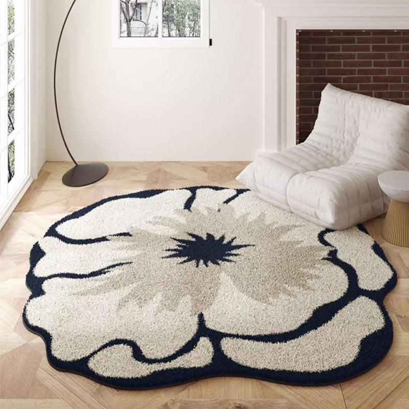 Floral Shaped Area Rug  1789754099