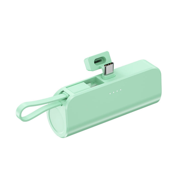 Portable power bank with integrated multifunctional charging cable system Stornfield
