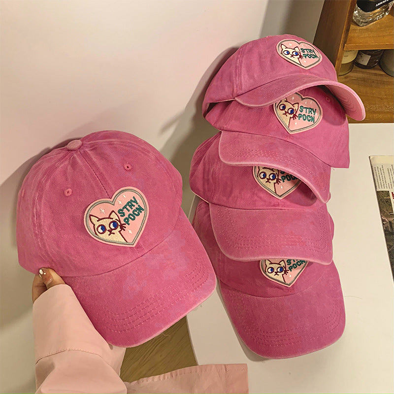 Women's Casual Embroidered Cat Cap Stornfield