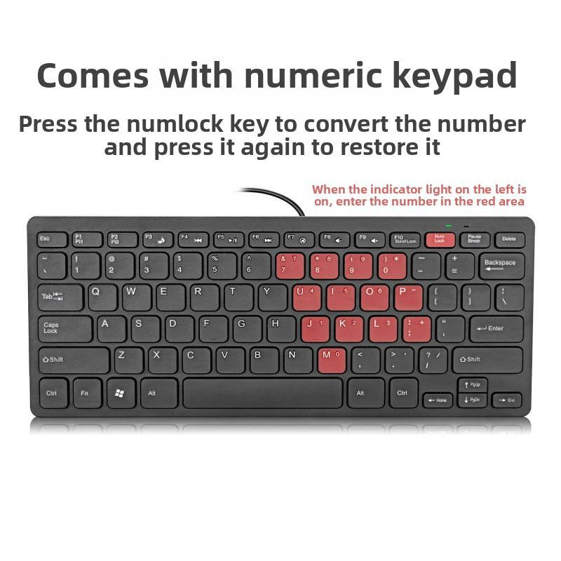 Compact USB keyboard with Type-C connection Stornfield