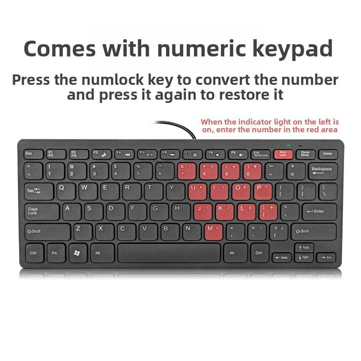 Compact USB keyboard with Type-C connection Stornfield