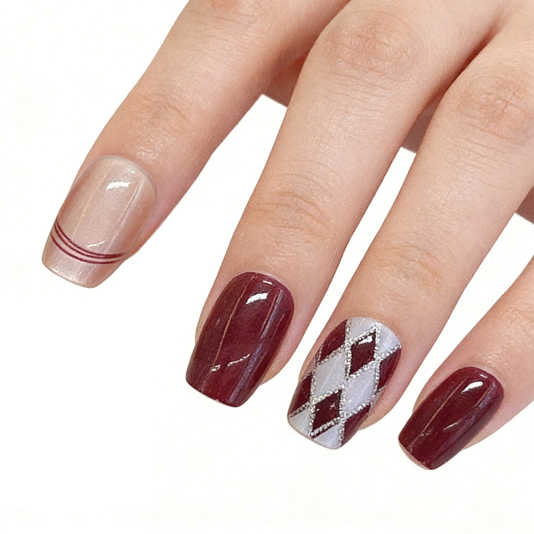 Artistic Press-On Nail Set Stornfield