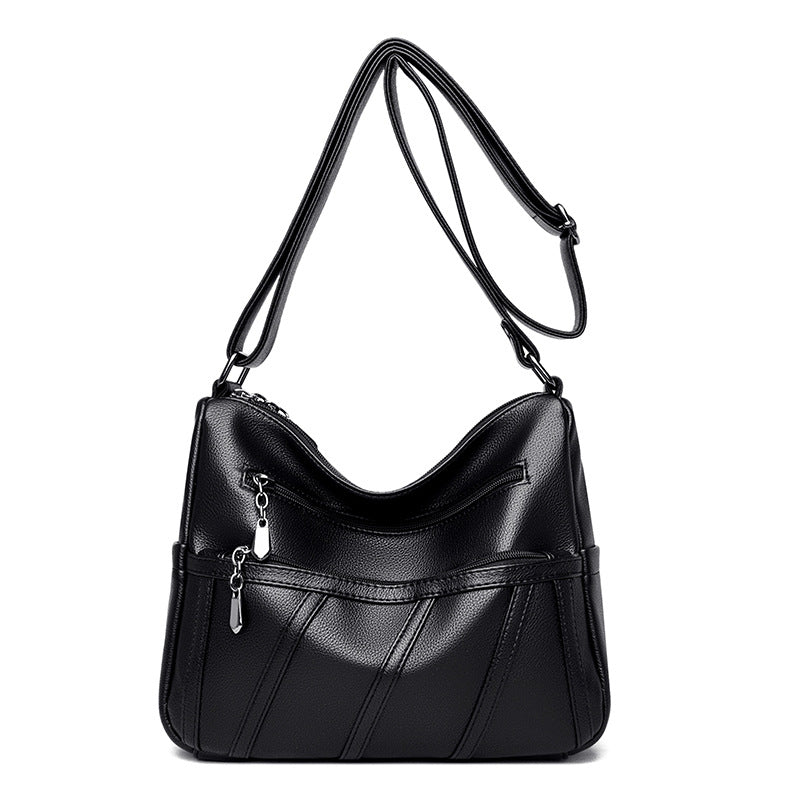 Elegant Zip-Detail Shoulder Bag Stornfield