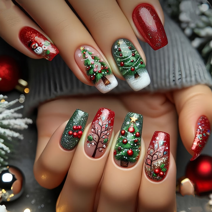 Festive Holiday Nail Art Stornfield