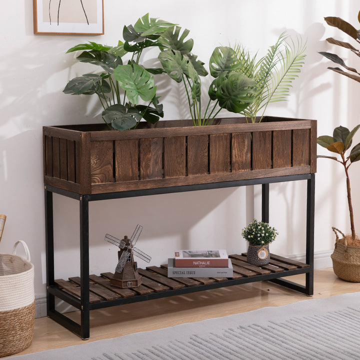 Wooden Planter Stand Stornfield