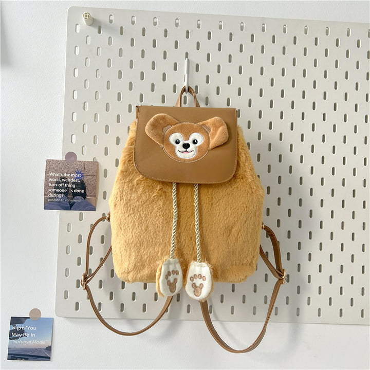 Plush backpack with animal motif Stornfield