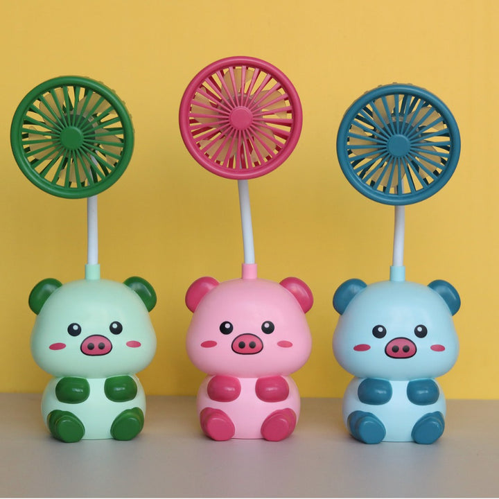 Unisex Cute Mini Hand Fan with Flexible Head Stornfield