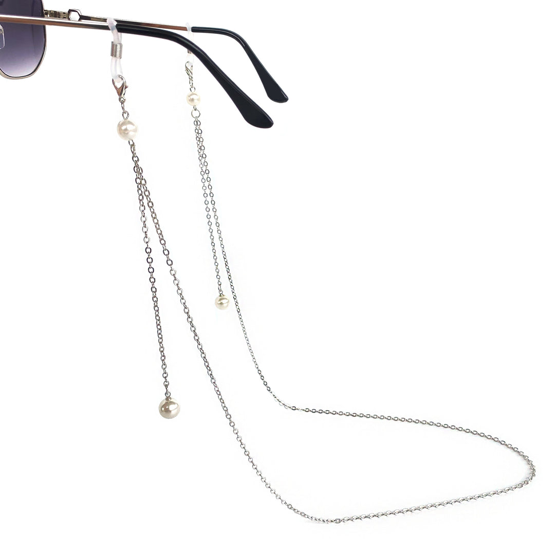 Elegant Pearl-Enhanced Eyewear Chain Stornfield