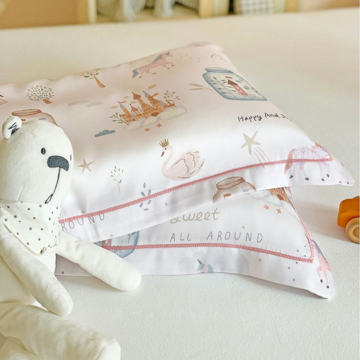 Muslin Security Blanket and Mini Pillow Set with Airplane Bear Print