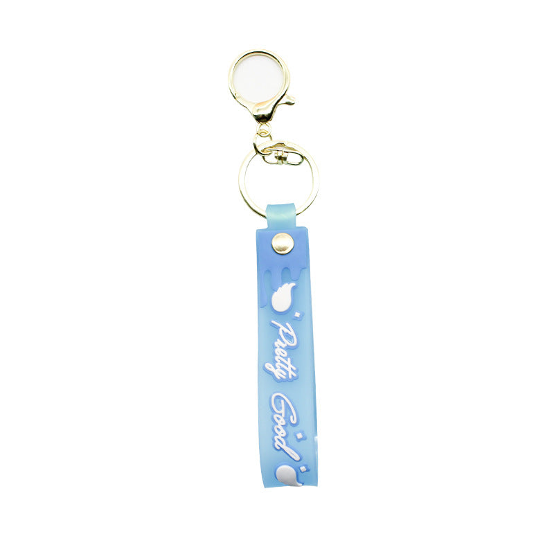 Unisex keychain made of high-quality silicone with playful design Bowlift