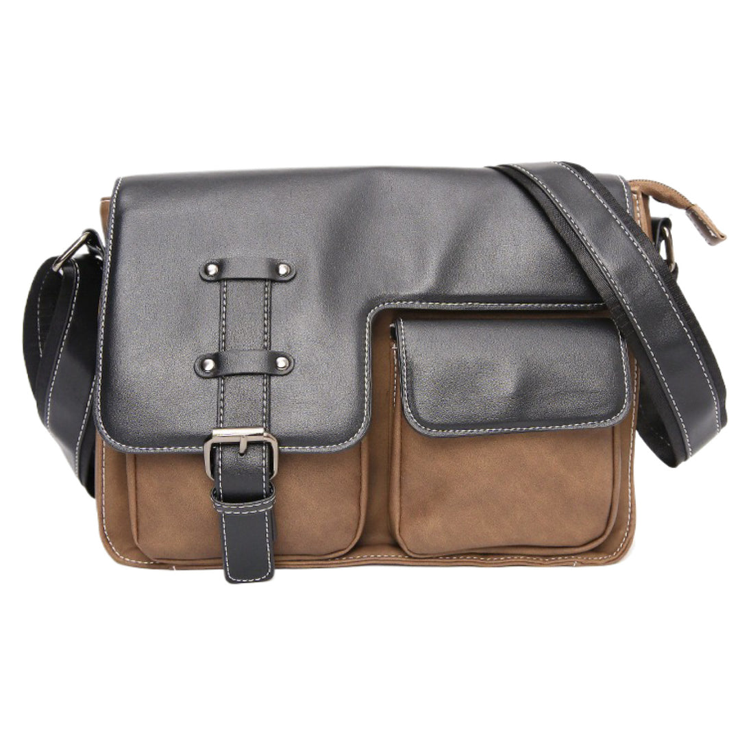Robust shoulder bag with multiple external pockets Stornfield