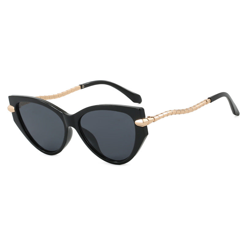 Ladies Cat-Eye Sunglasses with elegant metal frame and fashionable accents Stornfield
