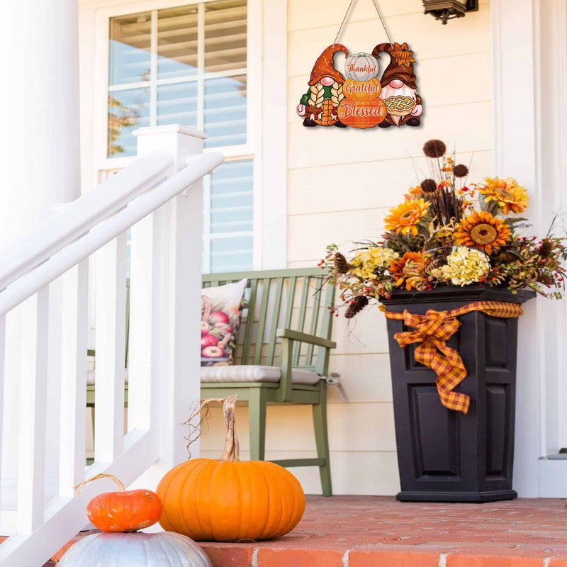 Thanksgiving-Themed Decorative Wall Sign