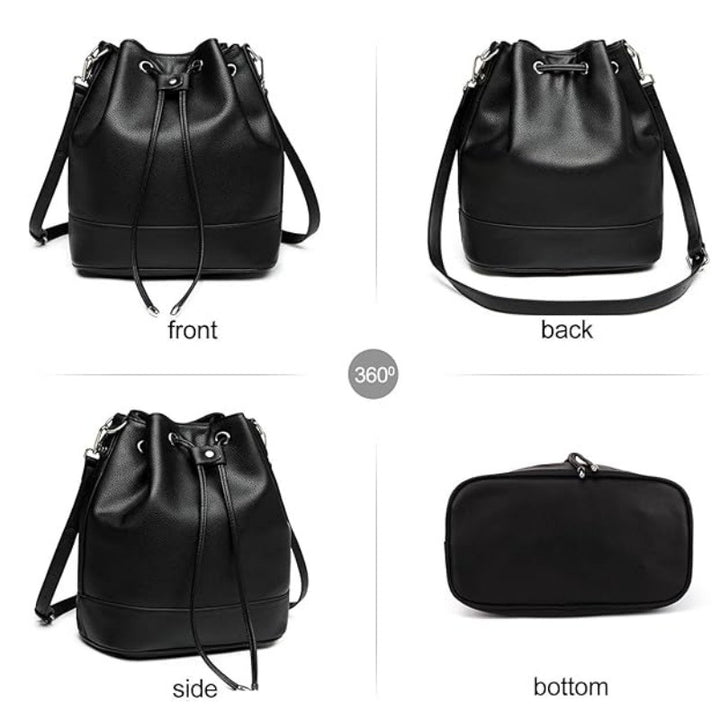 Practical drawstring bag with adjustable shoulder strap Stornfield